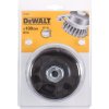DT3501 DEWALT HRNKOVÝ ROTAČNÍ COPÁNKOVÝ DRÁTĚNÝ KARTÁČ ⌀100MM PRO ÚHLOVÉ BRUSKY