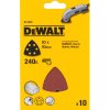 DT3095 DEWALT BRUSNÝ PAPÍR P 240, PRO DELTA BRUSKU 93 X 93 MM, 10 KS