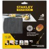 STA39297 STANLEY 5DÍLNÁ SADA BRUSNÝCH KOTOUČŮ PRO BRUSKU NA SÁDROKARTON Ø225 MM