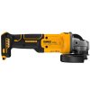 DCG407NT DEWALT AKU 18V BEZUHLÍKOVÁ 125MM ÚHLOVÁ BRUSKA BEZ BATERIE A NABÍJEČKY, V KUFRU T-STAK