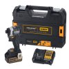 DCF85MM1T DEWALT MCLAREN 18V AKU BEZUHLÍKOVÝ RÁZOVÝ UTAHOVÁK 1/4", 1 X 4,0 AH, NABÍJEČKA, KUFR T-STAK
