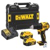 DCD708P2T DEWALT 18V AKU BEZUHLÍKOVÁ VRTAČKA/ŠROUBOVÁK , 2 X BATERIE XR LI-ION 5,0 AH, KUFR T-STAK