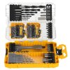 DT70785-QZ DEWALT 100DÍLNÁ SADA BITŮ A VRTÁKŮ V POUZDRU