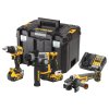 DCK355P2T-QW DEWALT 18V 3DÍLNÁ SADA BEZUHLÍKOVÉ NÁŘADÍ