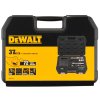 DWMT19238-1 DEWALT 37DÍLNÁ SADA BITŮ A HLAVIC S RÁČNOU 1/4"