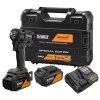 DCF92MP2T-QW DEWALT MCLAREN 18V AKU BEZUHLÍKOVÝ 1/2" RÁZOVÝ UTAHOVÁK, 2 X 5,0 AH BATERIE, NABÍJEČKA, KUFR T-STAK