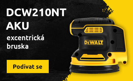 DeWALT DCW210NT AKU excentrická bruska