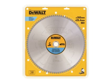 22600 dt1922 dewalt pilovy kotouc na nerez ocel 355x25 4mm 90zubu
