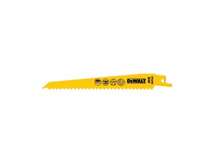 19528 dt2359 dewalt pilovy list na drevo s hrebiky pro mecove pily 152mm s611vf