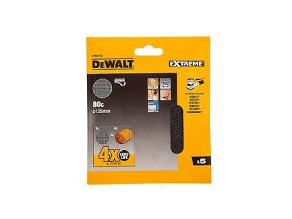 21733 dtm3113 dewalt brusna sitovina suchy zip prumer 125mm p80 baleni 10ks