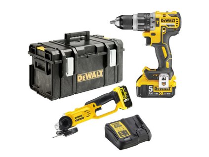 21880 dck209p2 dewalt aku sada 18v xr 2x 5 0ah li ion aku vrtacka dcd796 bruska dcg412