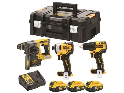 24682 dck377p3t dewalt xr 18v aku kombo sada dcd708 dcf809 dch273 3x 5 0ah
