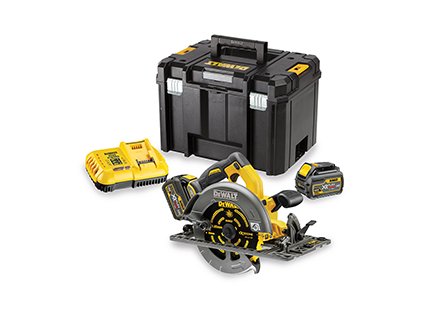 22123 dcs576t2 dewalt flexvolt aku kotoucova pila 54v xr 2x 6 0ah li ion