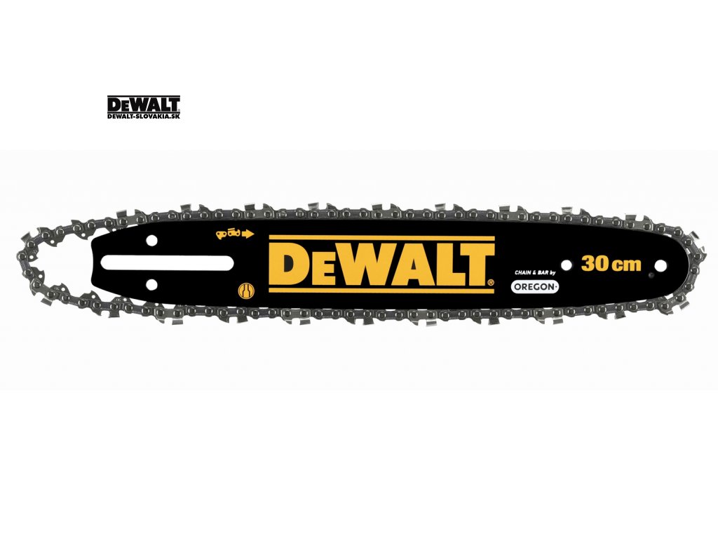 10570 dt20665 dewalt nahradni 30cm lista a retez oregon pro aku retezovou pilu dcm565