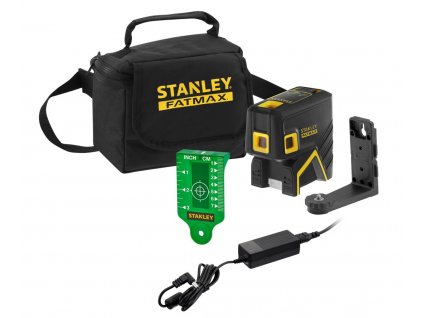 38201 fmht77596 1 stanley fatmax 5bodovy laser s integrovanou li ion baterii zeleny paprsek