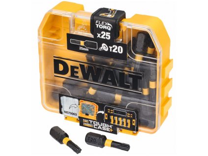 35105 1 dt70557t dewalt bity s drazkou torx 20 25 mm 25 ks torzni