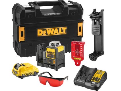 42036 4 dce0811d1r dewalt 12v aku krizovy cerveny laser 2 x 360 1 x 2 0 ah baterie nabijecka kufr