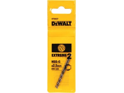 34361 dt5037 dewalt vrtak do kovu extreme2 hss g 2 5 x 57