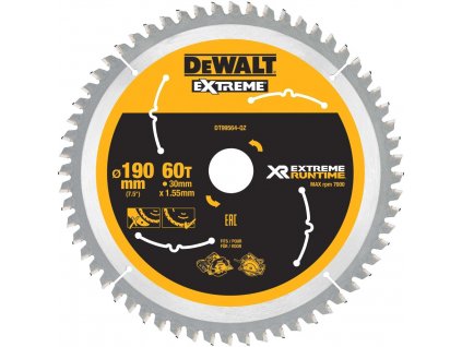 45141 dt99564 dewalt pilovy kotouc 190 x 30 mm 60 zubu