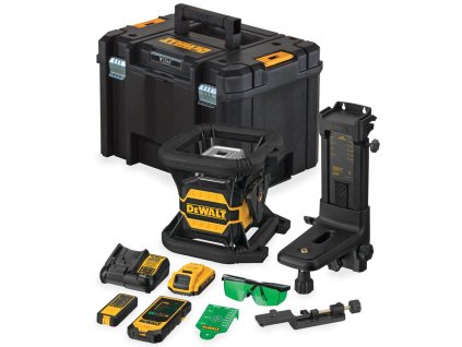 49750 3 dce080d1gs dewalt 18v aku samonivelacni rotacni laser se zelenym paprskem s toolconnect