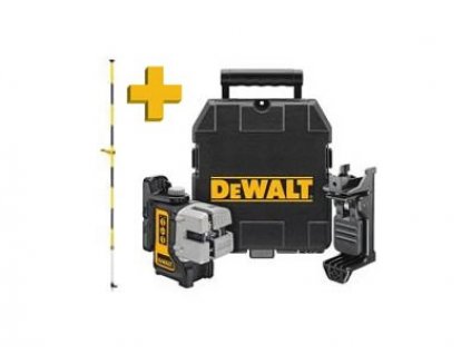 288 dw089kpol samonivelacni krizovy laser s rozpernou tyci se 3 paprsky 15 m dosah dewalt