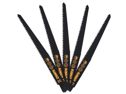 33569 dt2363 dewalt pilove platky 228 mm 5 ks do dreva jemne a rychle obloukove rezy