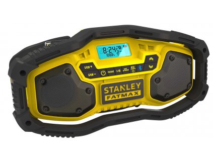 40965 2 fmc770b qw stanley fatmax 18v akumulatorove radio fm am s rozhranim bluetooth se zdrojem 230v bez akumulatoru a nabijecky