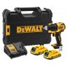 DCD708D2T DEWALT 18V AKU BEZUHLÍKOVÁ VRTAČKA/ŠROUBOVÁK , 2X BATERIE XR LI-ION 2,0 AH, KUFR T-STAK