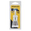 41877 sta36025 stanley hrnkovy ocelovy vlnity kartac 25mm do vrtacky upinaci stopka 6mm