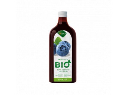 100% Bio šťáva borůvka 500ml (Leros)