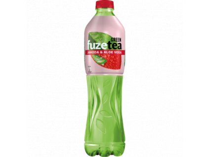 FUZETEA Zelený Čaj Jahoda Aloe Vera (500ml)