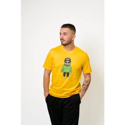 Unisex tričko KALI PANÁK - Žlté
