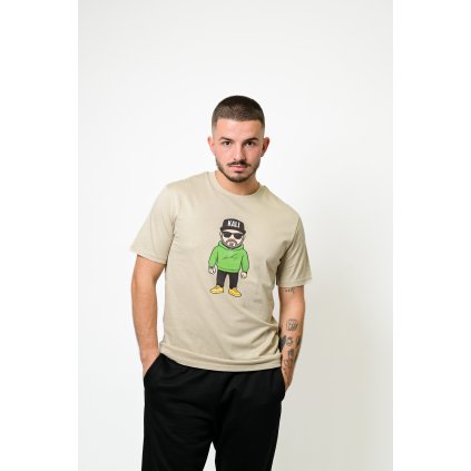 Unisex tričko KALI PANÁK - Pieskové