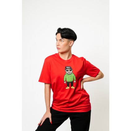 Unisex tričko KALI PANÁK - Červené