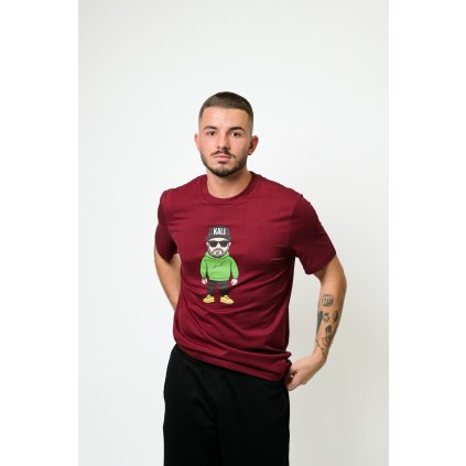 Unisex tričko KALI PANÁK - Burgundy