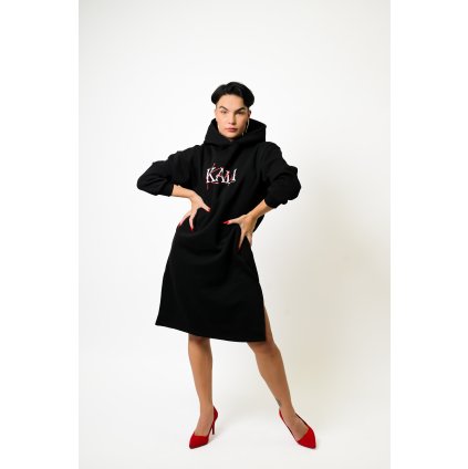 čierne tepl.šaty Nikto DSC 0534