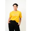 Unisex tričko N!KTO text - Žlté
