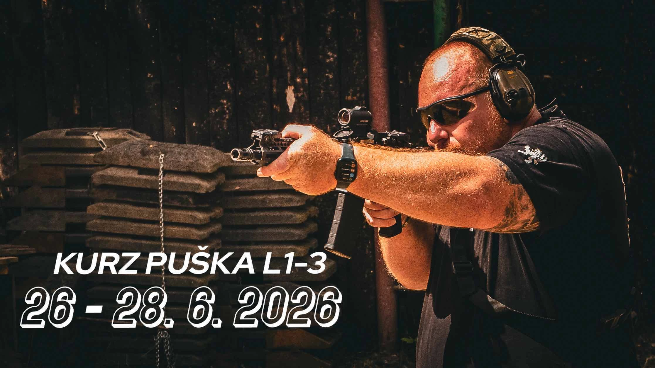 Kurz puška L1-3 ve dnech 26-28. 6. 2026
