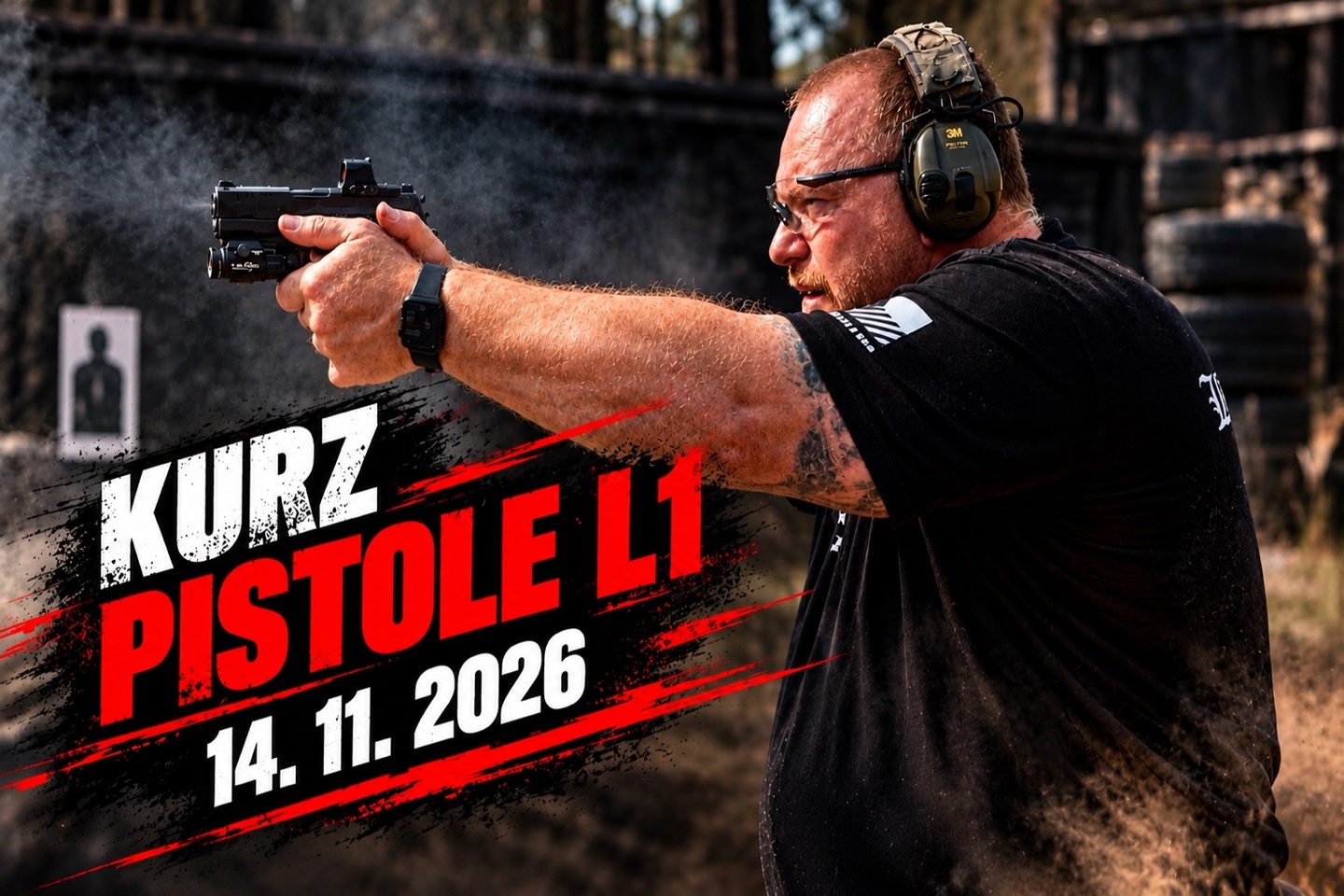 Kurz pistole L1 dne 14. 11. 2026