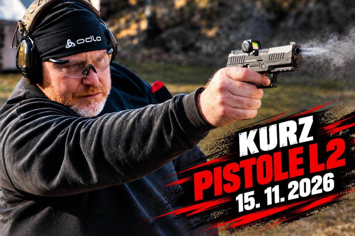Kurz pistole L2 dne 15. 11. 2026