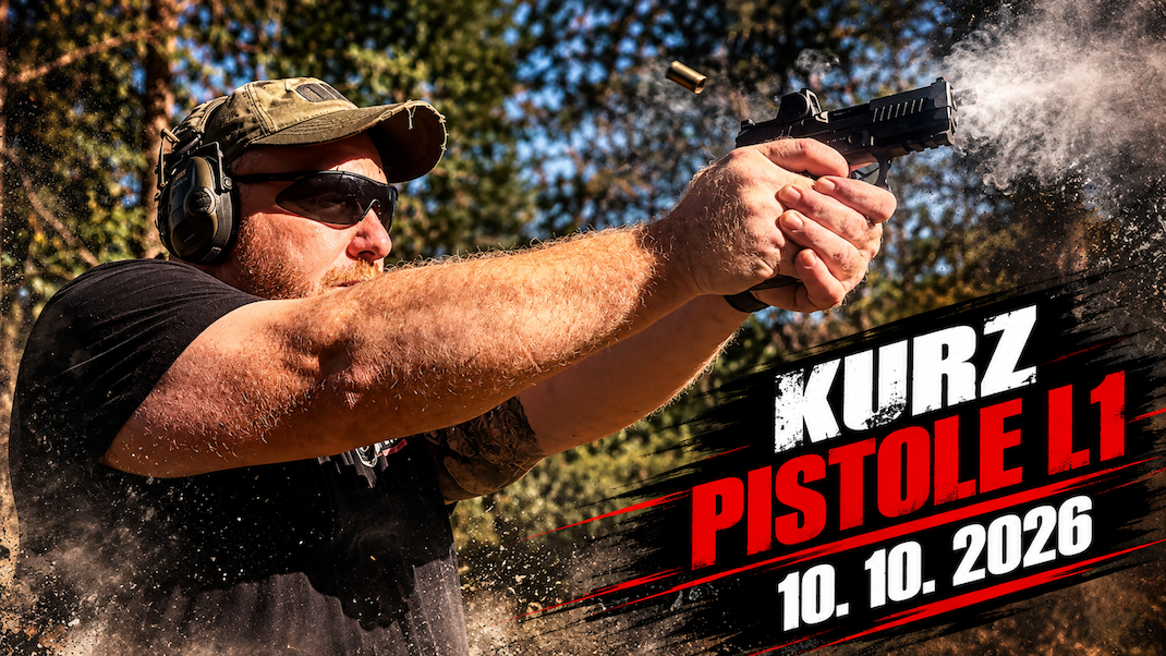 Kurz pistole L1 dne 10. 10. 2026