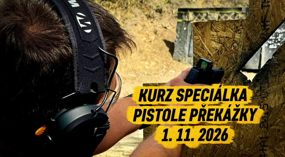 Kurz speciálka pistole překážky dne 1. 11. 2026