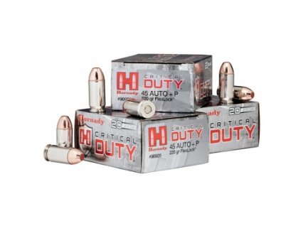 naboj kulovy hornady critical duty 45 acp p 220gr flexlock