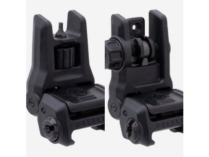 SET Magpul MBUS 3 sklopná muška a hledí - černá