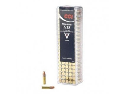 Náboj kulový CCI, Target/ Plinking - MINI-MAG, .22 LR, 40GR (2,6g), CPRN