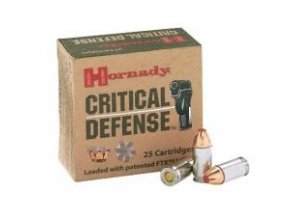 Hornady, Critical Defense, 9mm Luger, 115GR, FTX CD