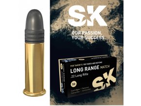 naboj kulovy lapua sk long range match 22lr 40gr lrn II