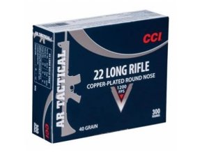 Náboj kulový CCI, AR Tactical, .22LR, 40GR (2,6g), balení 300ks