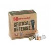 Hornady, Critical Defense, 9mm Luger, 115GR, FTX CD