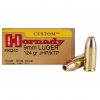 naboj kulovy hornady custom 9mm luger 124gr jhp xtp